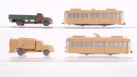 Wiking H0 unverglast Konvolut LKW / Strab
