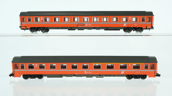 Roco N Konvolut Personenwagen Eurofirma Abteilwagen 1./2.Kl., Abteilwagen 2.Kl. ÖBB