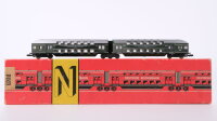 Piko N 5/4138 Doppelstockzug 2-teilig DR (Inlay fehlt)