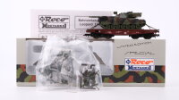 Roco H0 813 Schwerlastwagen mit Leopard Panzer  DB