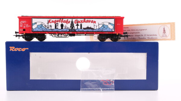Roco H0 Güterwagen Cuxhaven "Kugelbake" 2013-14 Nr. 23 Auflage 160 Stk. DB