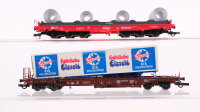 Roco H0 Konvolut Güterwagen Coil-Transportwagen,...