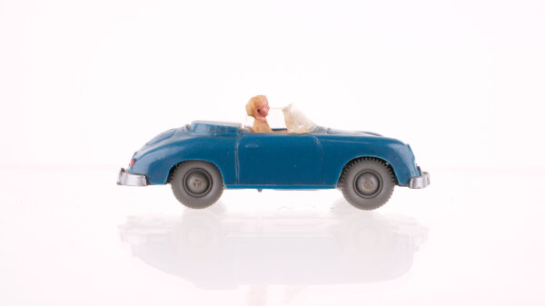 Wiking H0 Porsche 356 Cabrio blau