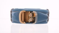 Wiking H0 Mercedes 220 Cabrio mit Figuren blau/beige