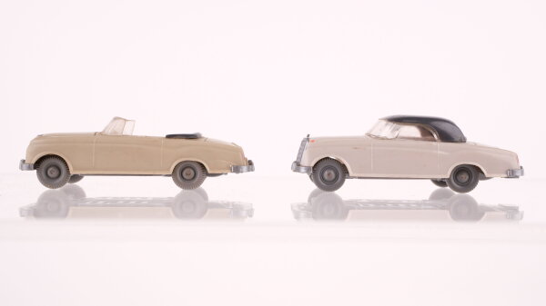 Wiking H0 Mercedes 220 Cabrio offen und geschlossen