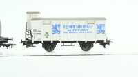 Unbekannt H0 Konvolut Güterwagen Kesselwagen, Selbstentladewagen, Güterwagen "Löwenbräu München", Hochbordwagen DB, u.a.