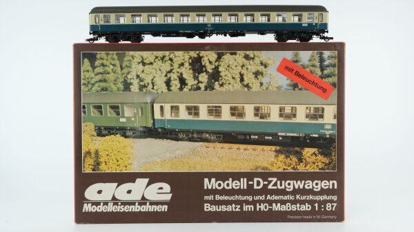 ADE H0 B3101 Modell-D-Zugwagen Bausatz Abteilwagen Büm234 2.Kl. DB (bereits montiert)