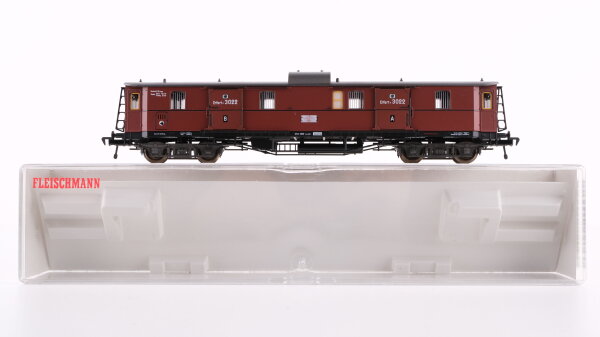 Fleischmann H0 5800 Gepäckwagen Erfurt 3022 KPEV