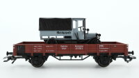 Märklin H0 84504 Niederbordwagen mit Lkw  X der DRG