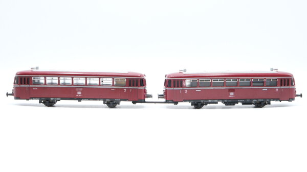 Trix H0 Schienenbus mit Beiwagen BR 798 und 998 DB Gleichstrom Analog
