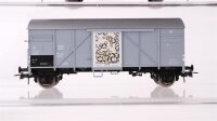 Roco H0 Konvolut Güterwagen Schienenreinigungswagen, gedeckter Güterwagen grau "BMW", Hochbordwagen mit Ladung, Niederbordwagen DB, DRG