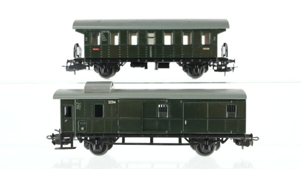Märklin H0 Konvolut Personenwagen Länderbahn 329/1 , Gepäckwagen 3294
