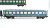Trix H0 Konvolut Personenwagen Blech 3 x D-Zug Touropa, Speisewagen, Gepäckwagen DB, DRG (teilweise beleuchtet 3 Leiter Gleichstrom)
