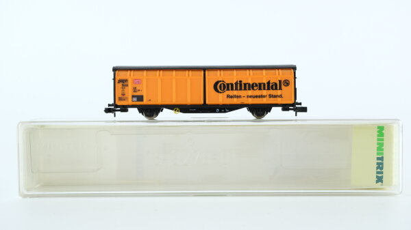 Minitrix N 13970K Schiebewandwagen Continental Hbbillns DB