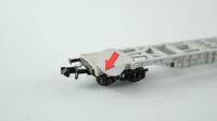 Minitrix N 13823 Containertragwagen Stückfracht Sgss-y DB (Abbruch 1 Puffer)