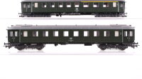 Liliput/unbekannt H0 Konvolut Personenwagen Eilzugwagen 2.Kl., Eilzugwagen 1./2.Kl., Gepäckwagen 4-achsig DB