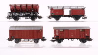 Märklin H0 Konvolut Kippmuldenwagen, gedeckter...
