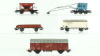 Märklin H0 Konvolut Güterwagen Kranwagen mit...