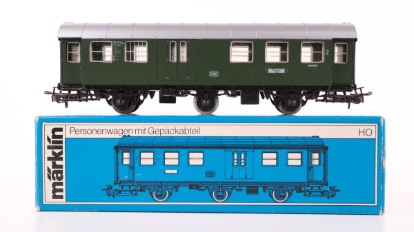 Märklin H0 4080 Personenwagen mit Gepäckabteil 2.KL BD3yge der DB