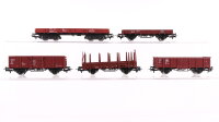 Märklin H0 Konvolut Güterwagen Rungenwagen,...