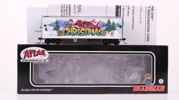 Atlas H0 20006767 Plug Door Güterwagen Christmas Special 2021