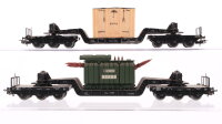 Märklin H0 Konvolut Güterwagen Tiefladewagen...