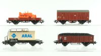 Märklin H0 Konvolut Güterwagen Niederbordwagen...
