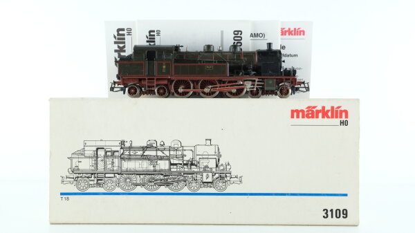 Märklin H0 3109 Tenderlokomotive Reihe T 18 der KPEV Wechselstrom Analog