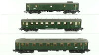 Märklin H0 Konvolut Personenwagen D-Zug Wagen 2.Kl., D-Zug Wagen 1./2./3.Kl., D-Zug Gepäckwagen DRG alle beleuchtet