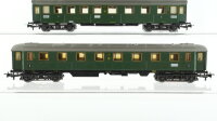 Märklin H0 Konvolut Personenwagen D-Zug Wagen 2.Kl., D-Zug Wagen 1./2./3.Kl., D-Zug Gepäckwagen DRG alle beleuchtet