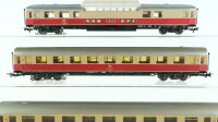 Märklin H0 Konvolut TEE Personenwagen 2 x Abteilwagen 1.Kl., Panoramawagen DB alle Innenbeleuchtung