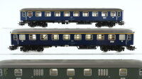 Märklin H0 Konvolut Personenwagen Abteilwagen 1.Kl., Abteilwagen 2.Kl., Gepäckwagen DB