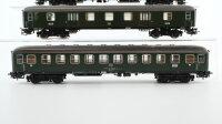 Märklin H0 Konvolut Personenwagen Abteilwagen 1.Kl., Abteilwagen 2.Kl., Gepäckwagen DB