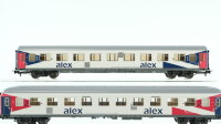 Märklin H0 Konvolut Personenwagen Schnellzugwagen Set "Alex" dreiteilig KooperationLänderbahn und EuroTHURBO