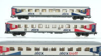 Märklin H0 Konvolut Personenwagen Schnellzugwagen Set "Alex" dreiteilig KooperationLänderbahn und EuroTHURBO