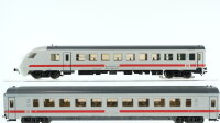 Märklin H0 Konvolut Personenwagen Intercity Großraumwagen 2.Kl., Intercity Steuerwagen mit Beleuchtung DB