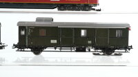 Märklin H0 Konvolut Personenwagen Speisewagen "Mitropa", Umbauwage 2.Kl./Gepäckabteil, Gepäckwagen mit Schlusslaternen DRG, DB
