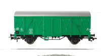 Märklin H0 Konvolut Güterwagen 2 x Talbot Schotterwagen beladen, gedeckter Güterwagen grün, Hochbordwagen beladen DB