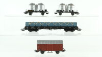 Märklin H0 Konvolut Güterwagen Schwerlastwagen...