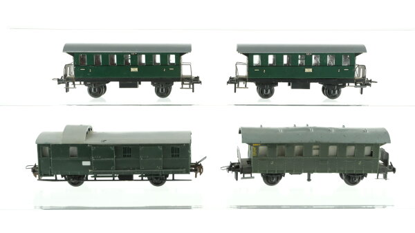 Trix H0 Konvolut Personenwagen Donnerbüchsen, Gepäckwagen