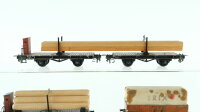 Trix H0 Konvolut Güterwagen Drehschemelwagen...