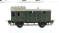 Trix H0 Konvolut Güterwagen Drehschemelwagen 2-teilig mit Balken, Planenwagen (sehr alt), Drehschemelwagen mit Bremserhaus beladen, 2 x Güterzugbegleitwagen DB, u.a.