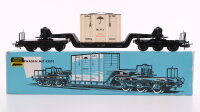 Märklin H0 4618 Tiefladewagen mit Kiste BAHIA DB