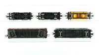 Unbekannt H0 Konvolut Güterwagen Kesselwagen, Güterwagen, US Hochbordwagen DB, DR, u.a.