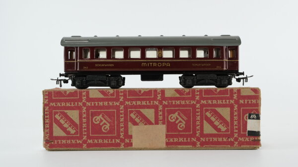 Märklin H0 343 Speisewagen "Mitropa" DRG (Fenster defekt/verrutscht)