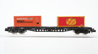Minitrix N Konvolut Schwerölwagen "DEA" Kesselwagen "Esso" Containertragewagen Schwerlastrungenwagen DB