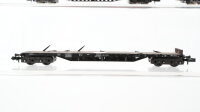 Minitrix N Konvolut Schwerölwagen "DEA" Kesselwagen "Esso" Containertragewagen Schwerlastrungenwagen DB