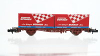 Minitrix N Konvolut Schwerölwagen "DEA" Kesselwagen "Esso" Containertragewagen Schwerlastrungenwagen DB
