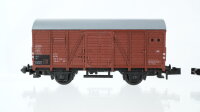 Minitrix N Konvolut Gedeckter Güterwagen "Post Brauerei Weiler Eichbaum Biere"Gedeckte Güterwagen Autotrasportwagen mit 2 PKW DB