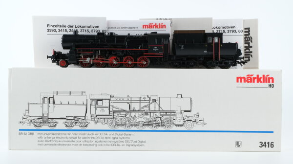 Märklin H0 3416 Dampflok BR 52.7088 ÖBB Wechselstrom Delta Digital